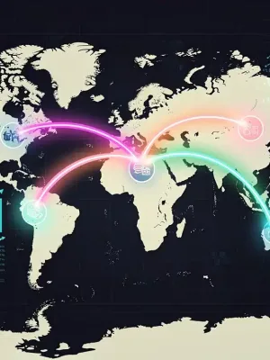 Global trade map showing new US agreements with five nations, effective Q4 2026