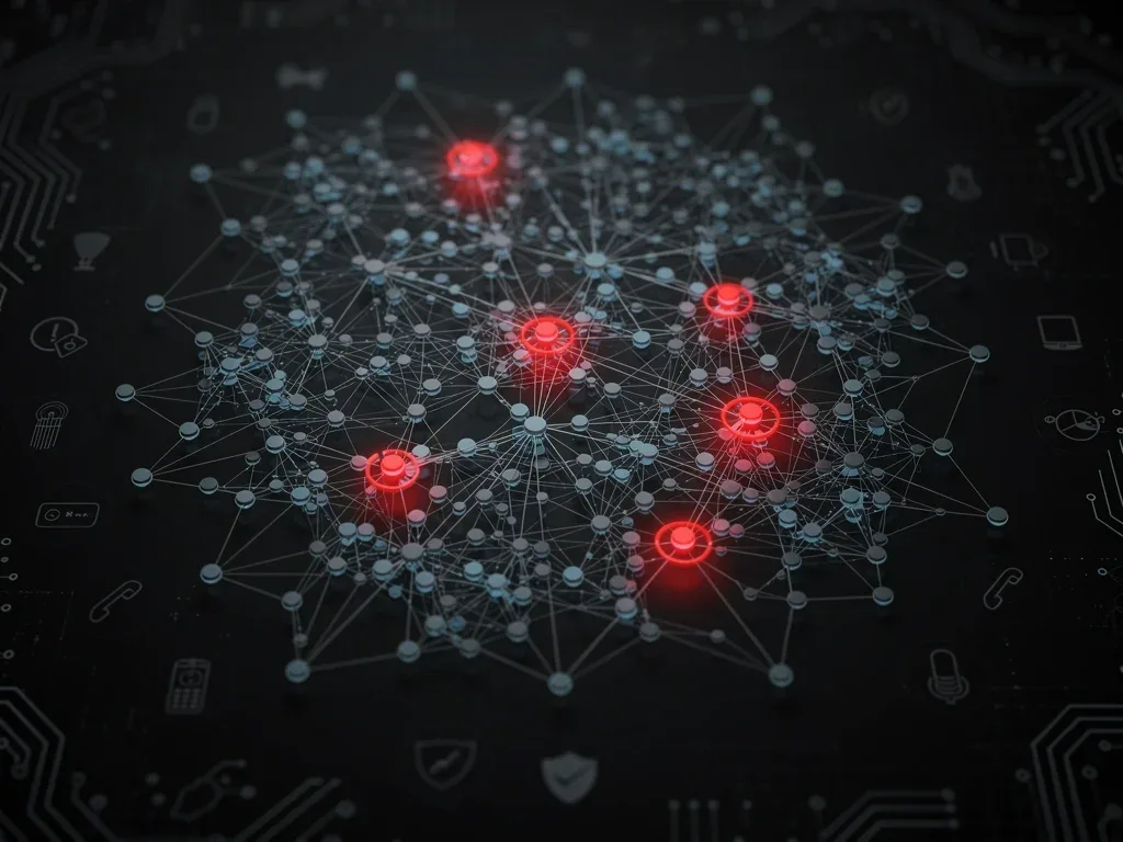Digital network showing robocall systems under new FCC enforcement.