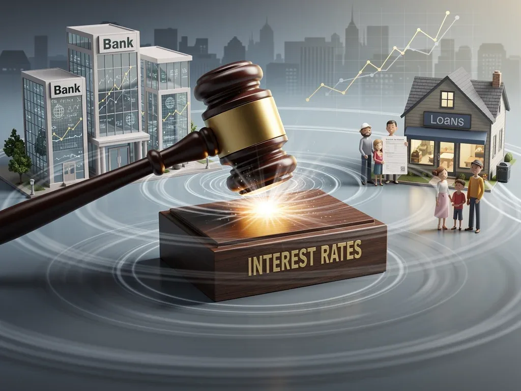 Federal Reserve policy influencing interest rates and financial markets