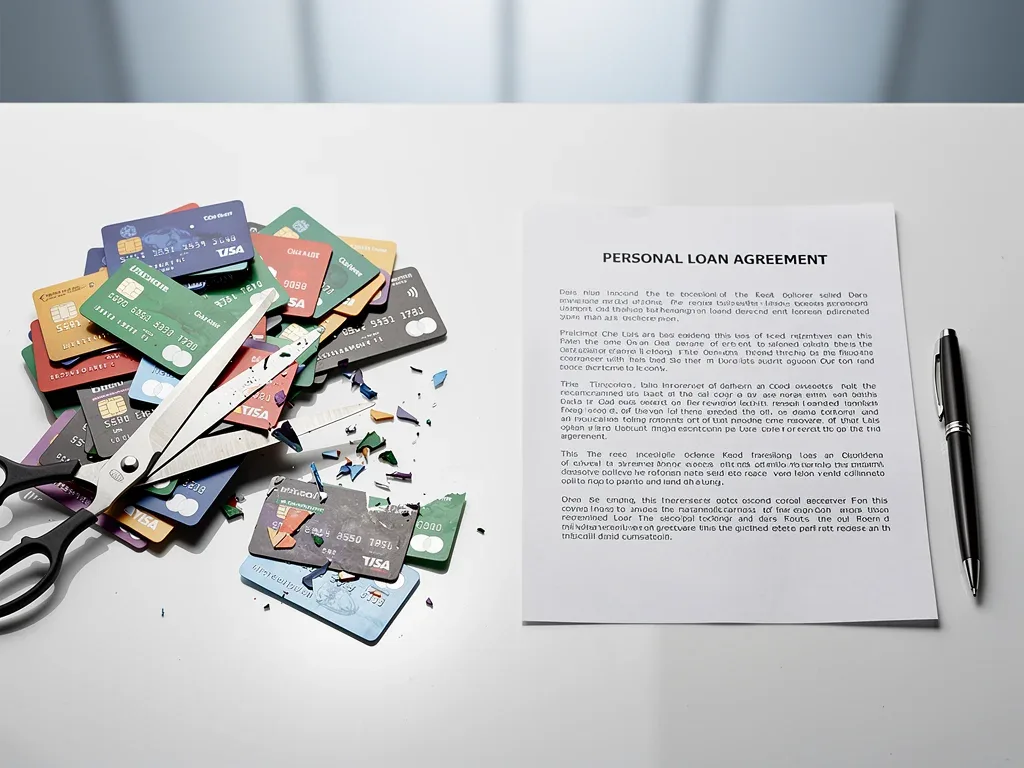 Cutting up credit cards after consolidating debt