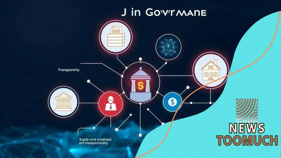 Real-world examples of blockchain in governance