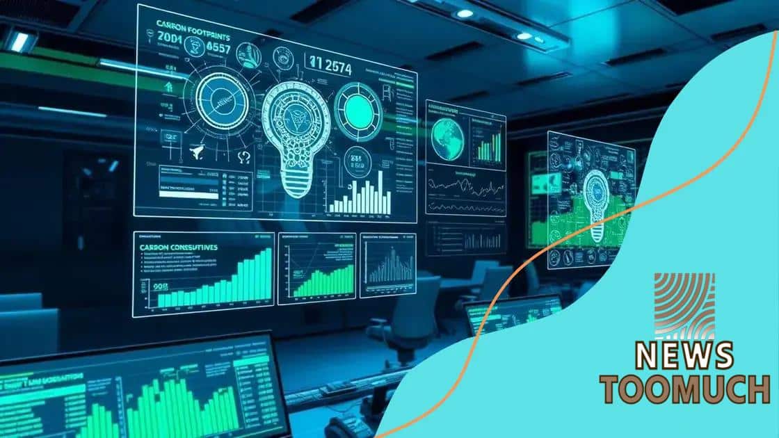 Measuring carbon footprints with AI technologies