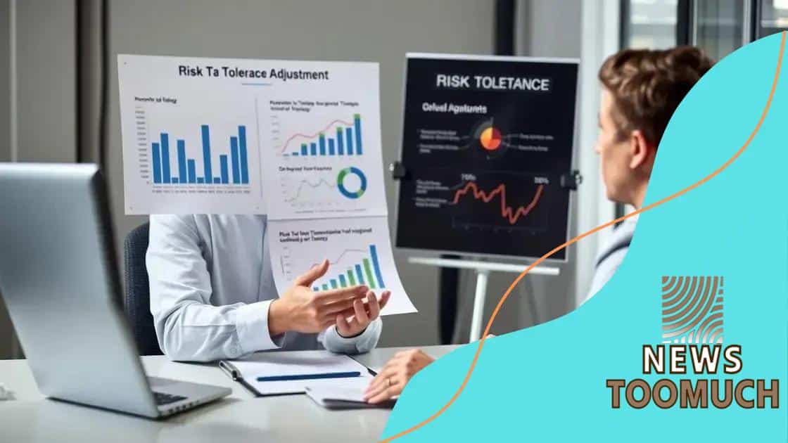 Adjusting risk tolerance levels