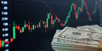 Financial data charts with treasury bills, visualizing 2026 investment outlook